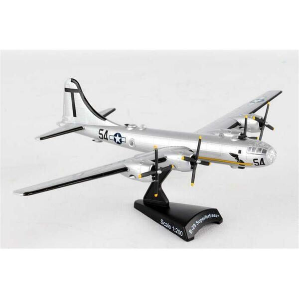 Postage Stamp Planes 1-200 B-29 Superfortress T Square 54 Museum of Flight Model Airplane PO84217